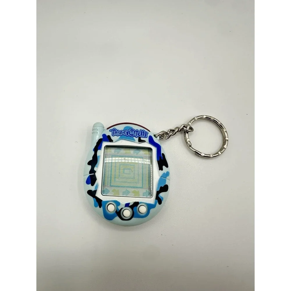 Tamagotchi Connection Blue Camo - Classic Virtual Pet - 2005 Model